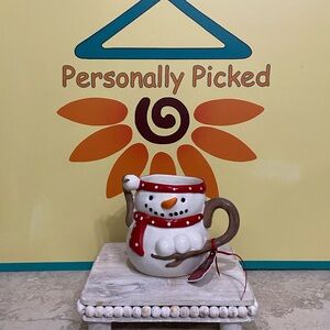 Blue Sky Clayworks “FIGURAL SNOWMAN” Mug